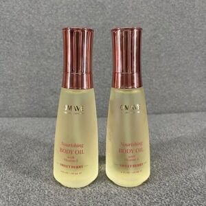 2x Omave Nourishing Body Oil SWEET BERRY with Vitamin E 4‎ fl oz